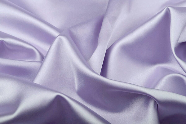 Stretch Satin Hell Lavendel Flieder