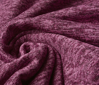 Gebreide Fleece 3-Tone Aubergine