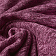 Knitted Fleece 3-Tone Aubergine