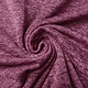 Knitted Fleece 3-Tone Aubergine