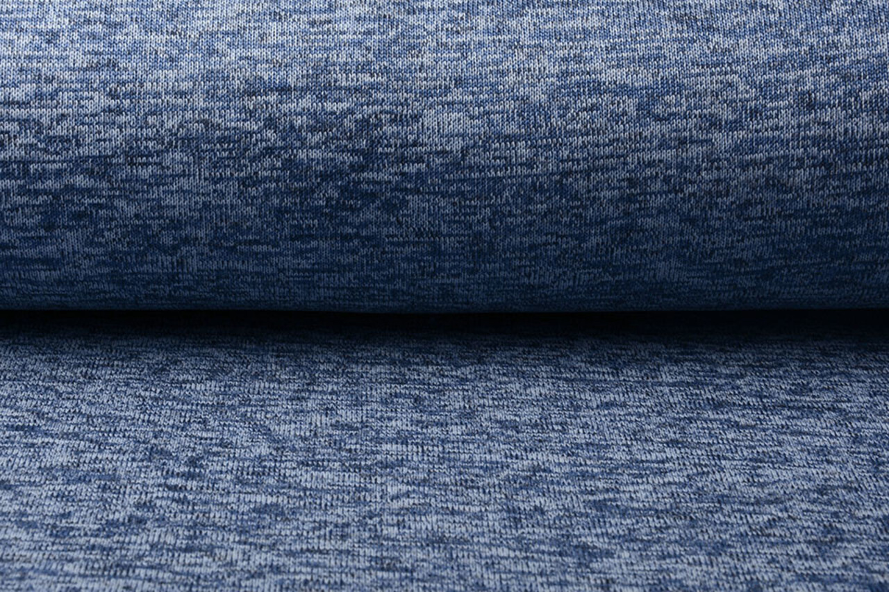 Knitted Fleece 3-Tone Baby Blue