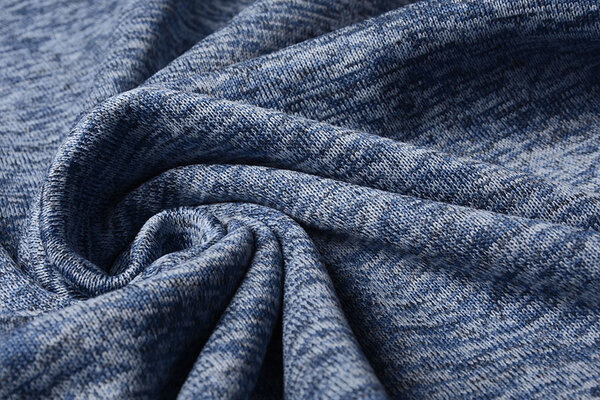 Strickfleece 3-Tone Baby Blau