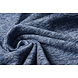 Polaire Tricotée 3 Tons Bleu Layette Polaire Tricotée 3 Tons Bleu Layette