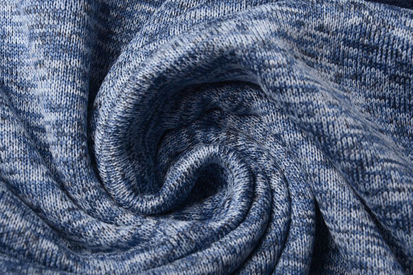 Strickfleece 3-Tone Baby Blau