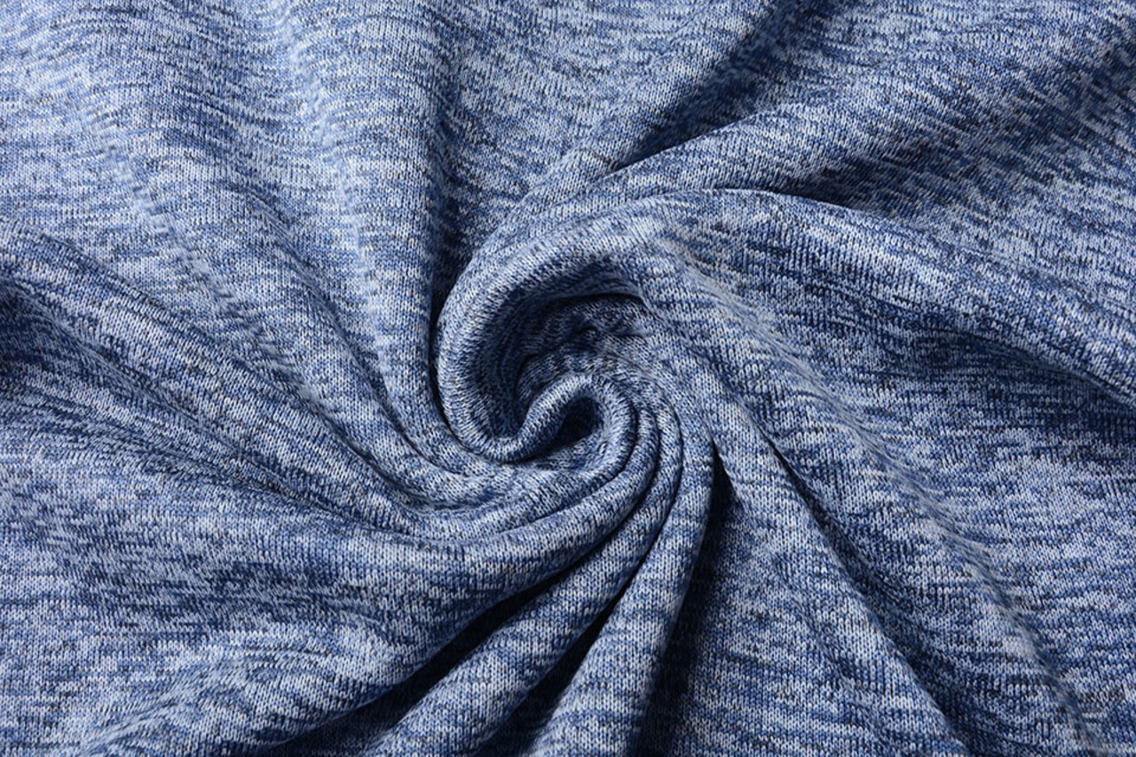 Strickfleece 3-Tone Baby Blau
