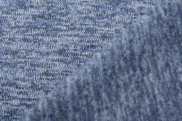 Polaire Tricotée 3 Tons Bleu Layette Polaire Tricotée 3 Tons Bleu Layette