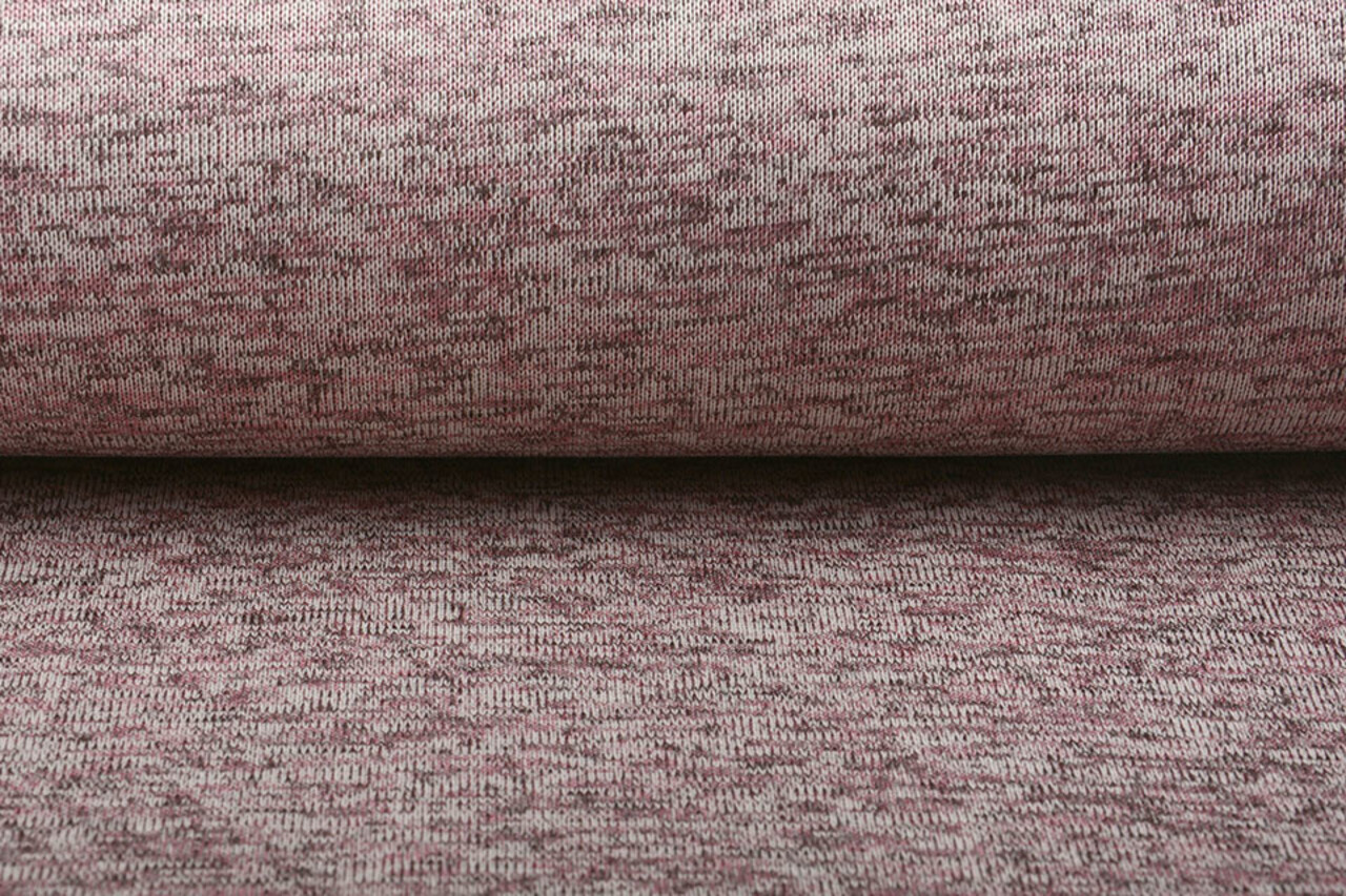 Knitted Fleece 3-Tone Light Pink