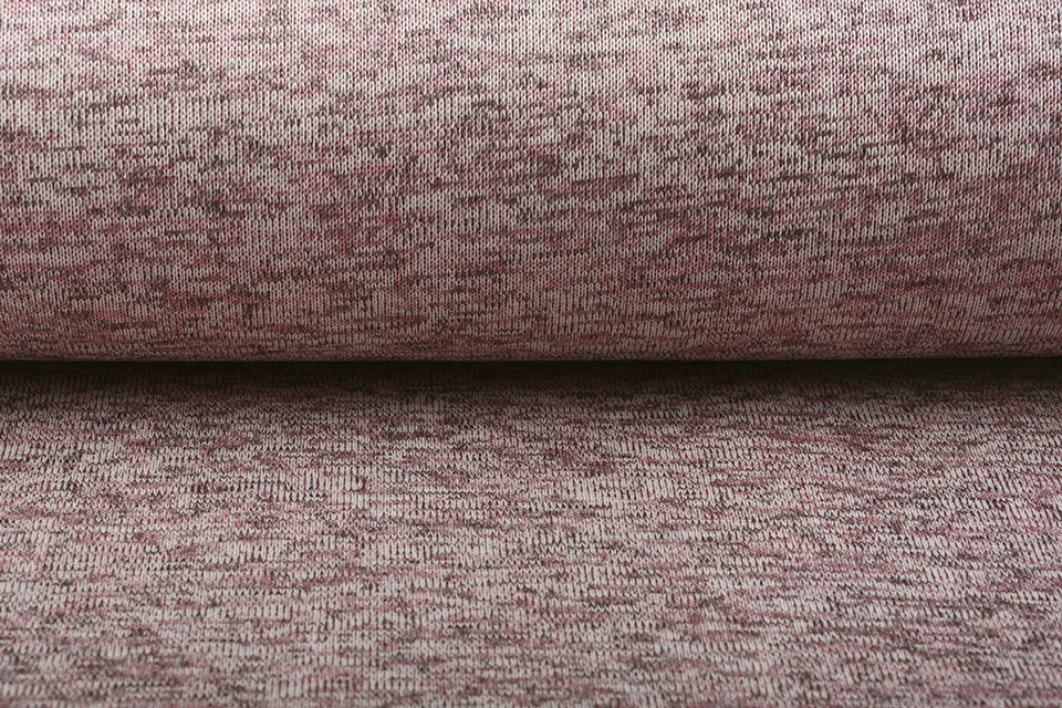 Gebreide Fleece 3-Tone Licht Roze