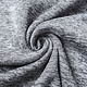 Knitted Fleece 3-Tone Light Grey