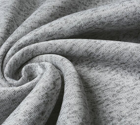 Strickfleece 3-Tone Silber Strickfleece 3-Tone Silber