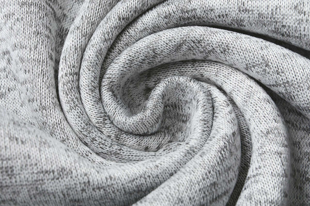 Gebreide Fleece 3-Tone Zilver