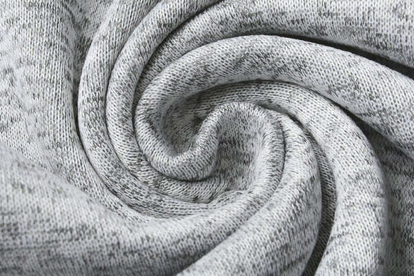 Gebreide Fleece 3-Tone Zilver