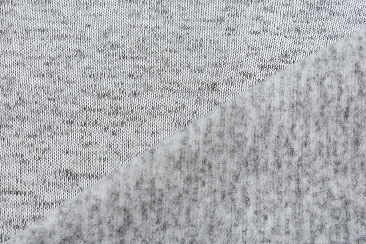 Knitted Fleece 3-Tone Silver Knitted Fleece 3-Tone Silver