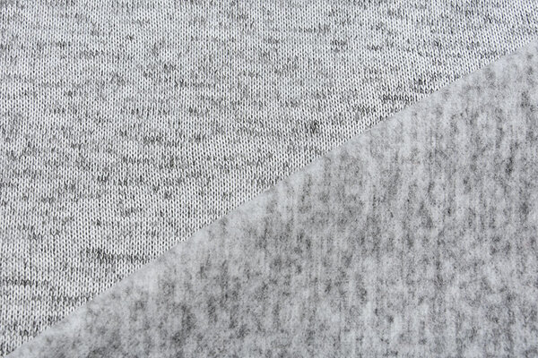 Gebreide Fleece 3-Tone Zilver