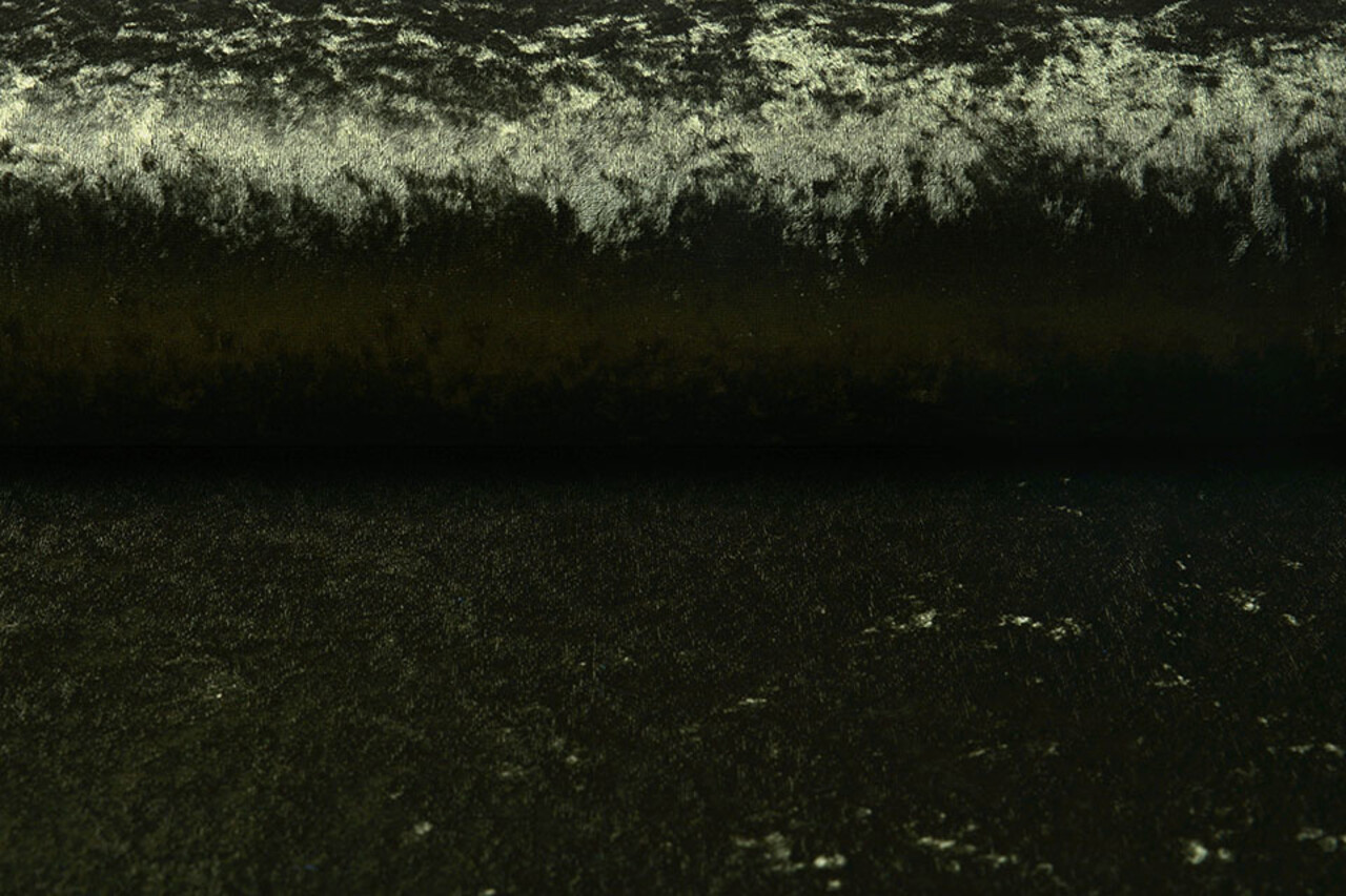 Velours de Panne Vert Militaire