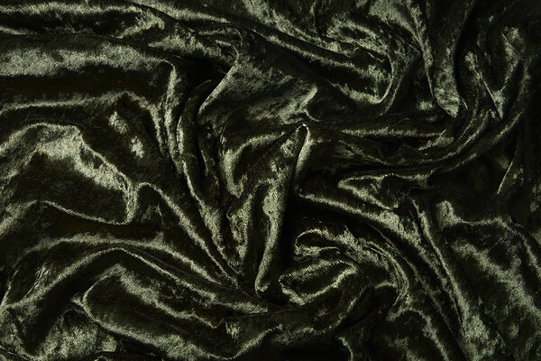 Velours de Panne Vert Militaire