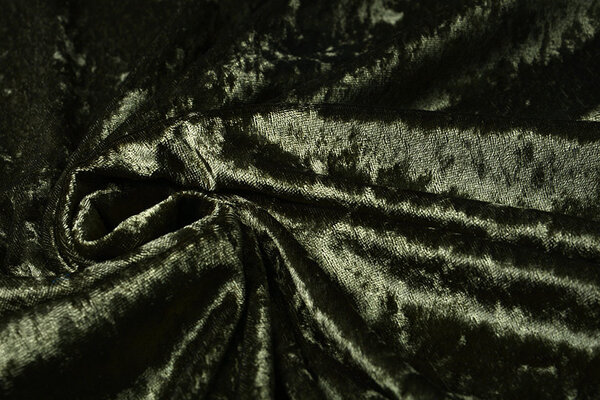 Velours de Panne Vert Militaire