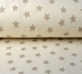 Felpa Alpenfleece Piccole Ster Crema Tortora Felpa Alpenfleece Piccole Ster Crema Tortora