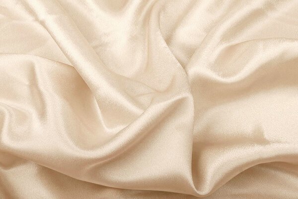 Krepp-Satin Lachs Beige Krepp-Satin Lachs Beige