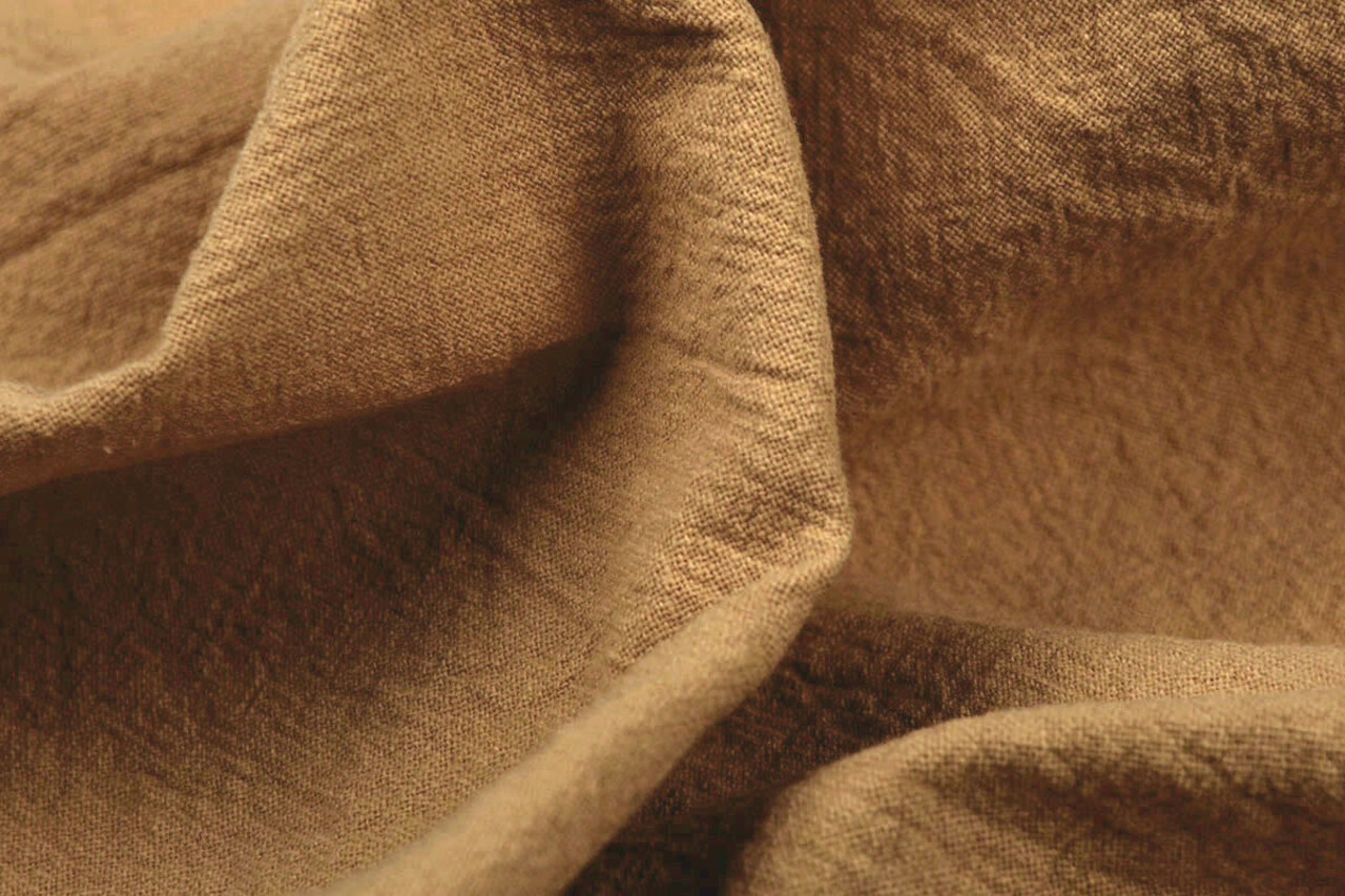 Oeko-Tex®  100% Washed Cotton Mocha Brown