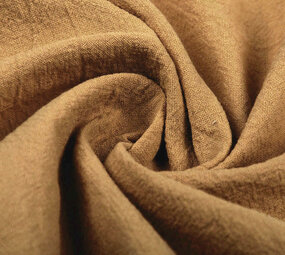 Oeko-Tex®  100% Gewaschene Baumwolle Mokkabraun Oeko-Tex®  100% Gewaschene Baumwolle Mokkabraun