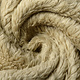 Baumwolle Teddystoff Sand