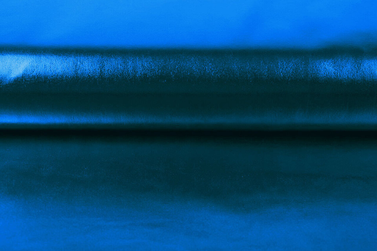 Lamé Petrol Blue