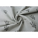 Viscose Stretch Bengaline Fleur Rayures
