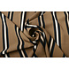 Crepé Estampado Lizzy Rayas Moca Marrón Crepé Estampado Lizzy Rayas Moca Marrón