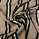 Crepe Printed Lizzy Stripes Light Taupe