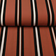 Crepe Printed Lizzy Stripes Orange Brique