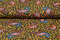 100% Viscose Panther Paisley Ocher Yellow 100% Viscose Panther Paisley Ocher Yellow