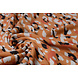 Viscosa Jersey Crêpe Panther Swipes Arancione Viscosa Jersey Crêpe Panther Swipes Arancione