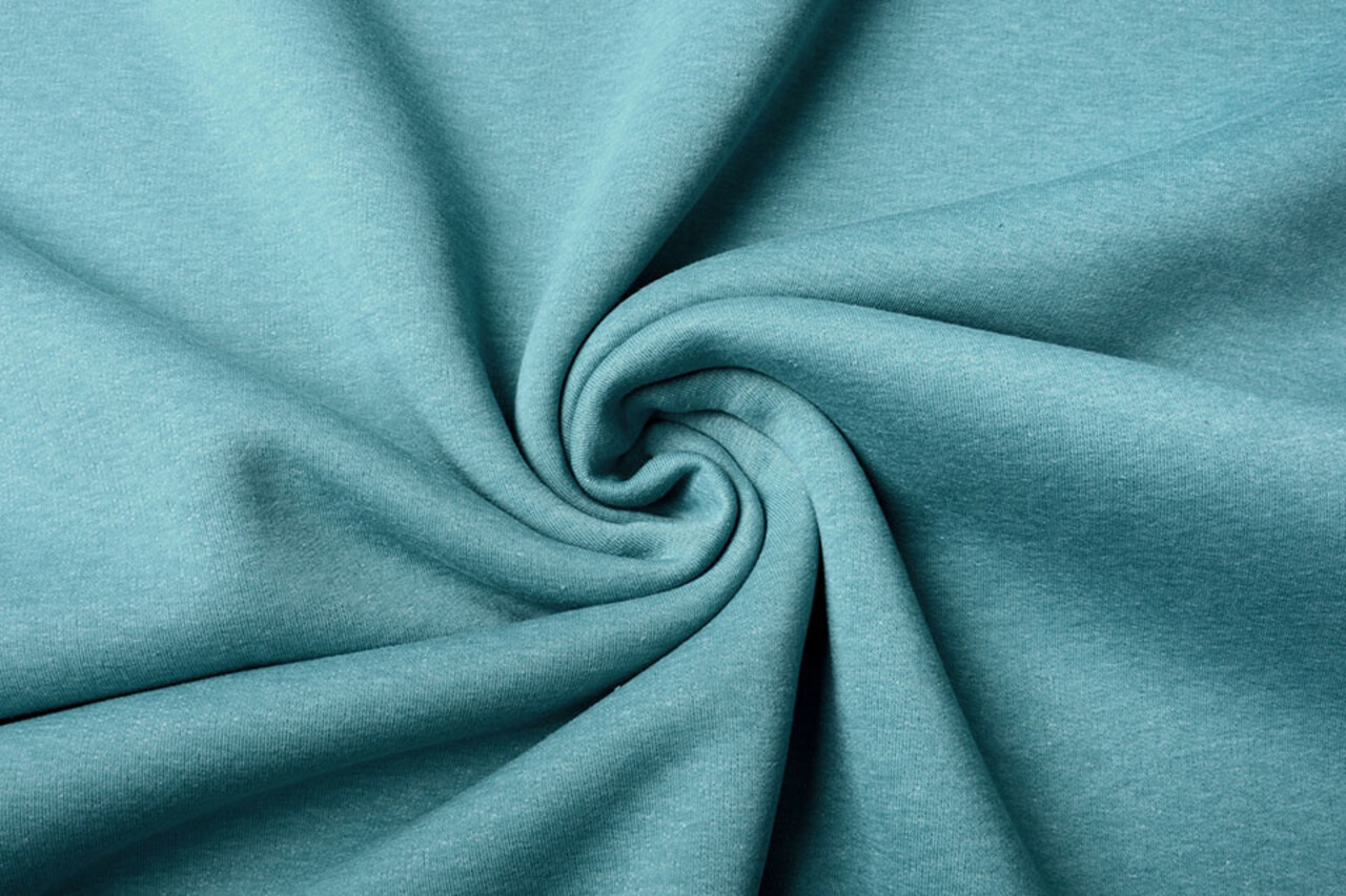 Oeko-Tex® Felpa Petrolio Chiaro Mélange Oeko-Tex® Felpa Petrolio Chiaro Mélange