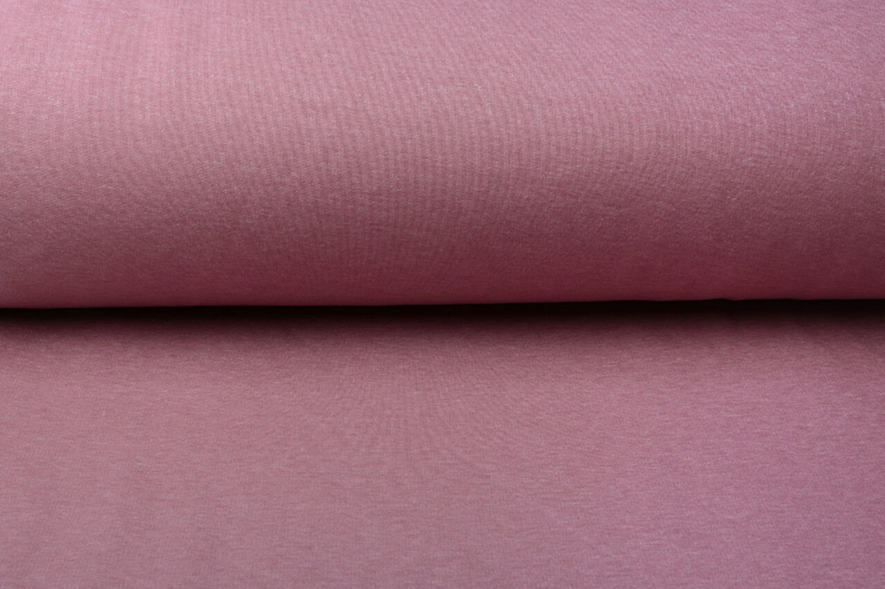 Oeko-Tex® Sweat Vieux Rose Melange Oeko-Tex® Sweat Vieux Rose Melange