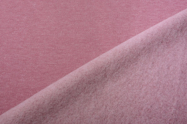 Oeko-Tex® Tejido de Sudadera Rosa Antiguo Jaspeado Oeko-Tex® Tejido de Sudadera Rosa Antiguo Jaspeado