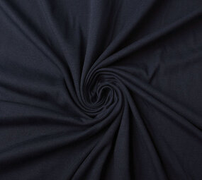 100% Cotton Jersey Navy Blue