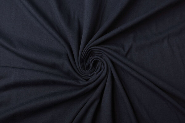 100% Baumwolljersey Marineblau 100% Baumwolljersey Marineblau