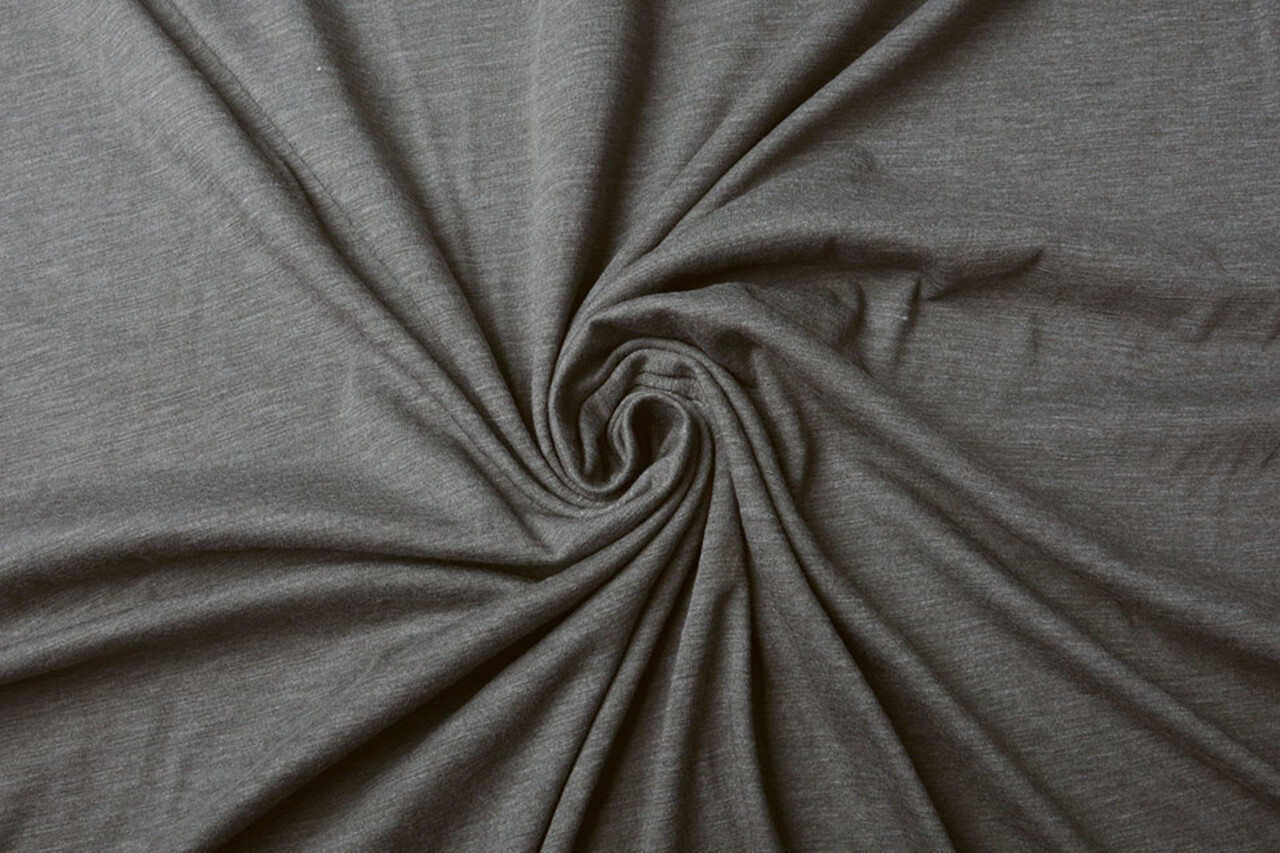 100% Jersey de Algodón Gris Jaspeado 100% Jersey de Algodón Gris Jaspeado