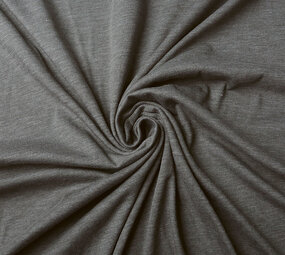 100% Cotton Jersey Grey Melange