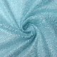 Mesh Embroidered Star Flower Baby Blue