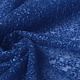 Mesh Embroidered Star Flower Kings Blue