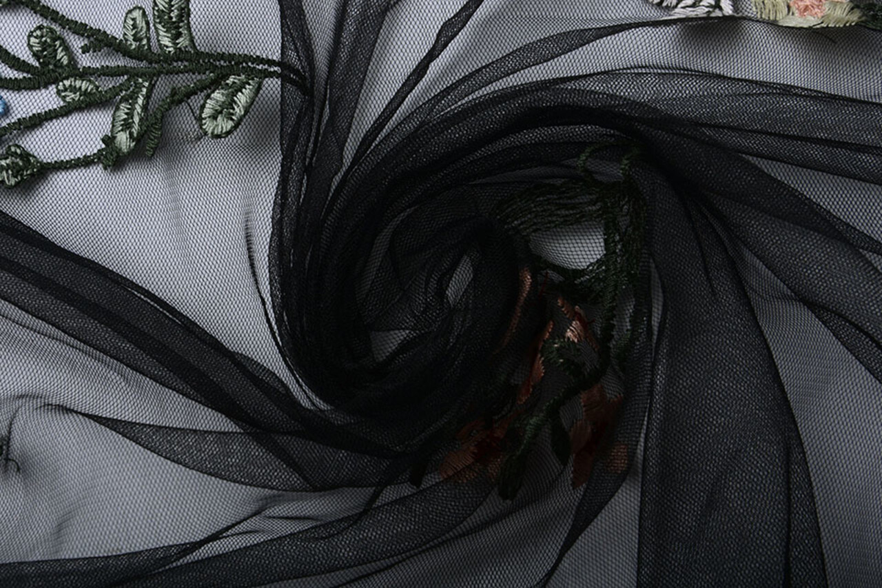 Mesh Geborduurd Isabella