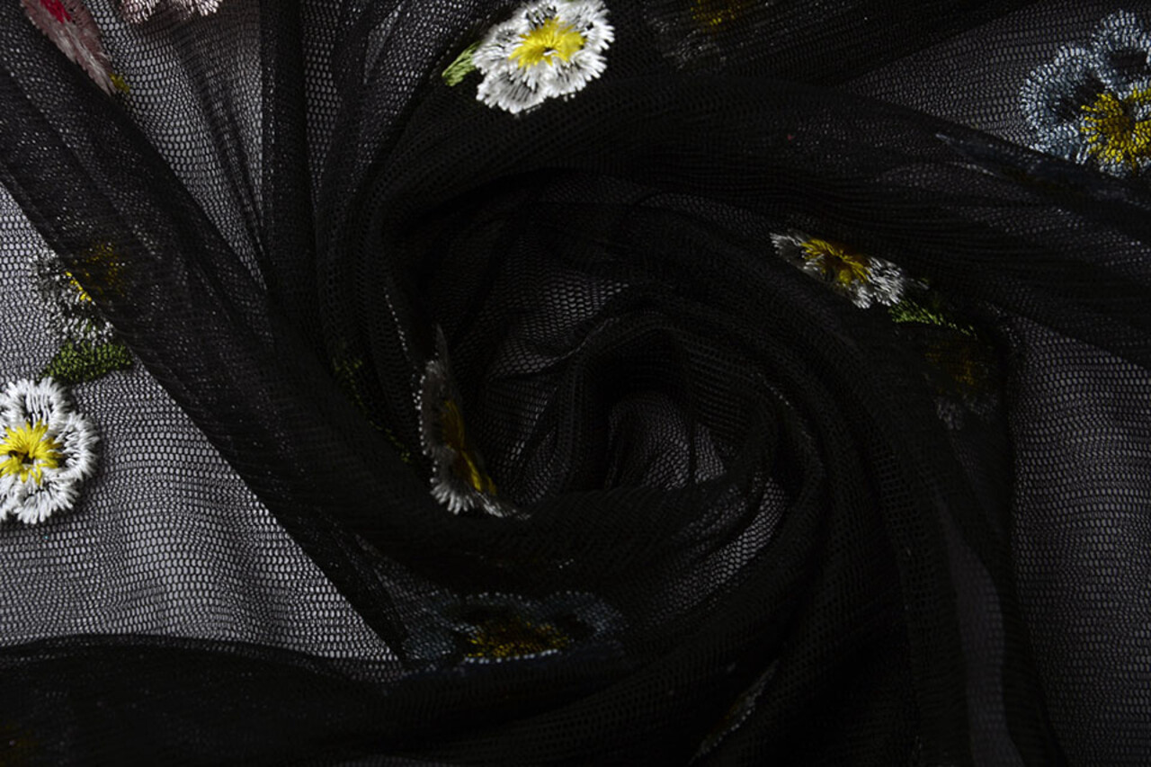 Mesh Embroidered Bella Mesh Embroidered Bella
