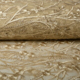 Mesh Embroidered Victoria Light Gold Mesh Embroidered Victoria Light Gold
