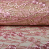Mesh Embroidered Victoria Pink Mesh Embroidered Victoria Pink