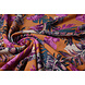 Jersey de Viscosa Crepé Levi Plumas Naranja Jersey de Viscosa Crepé Levi Plumas Naranja