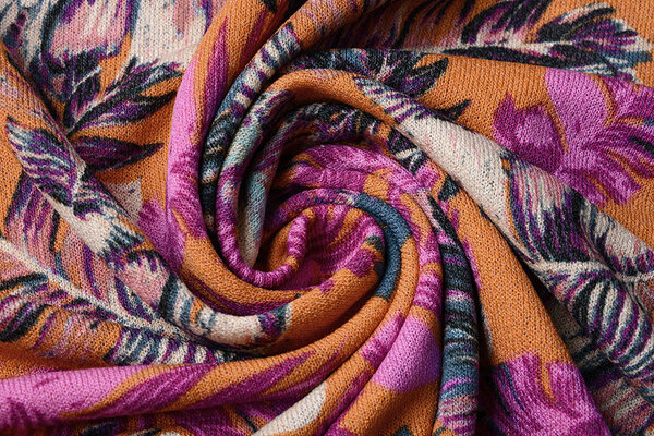 Viscose Jersey Crepe Levi Veren Oranje