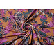 Jersey Viscose Crêpe Levi Plumes Orange Jersey Viscose Crêpe Levi Plumes Orange