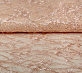 Mesh Embroidered Emma Salmon